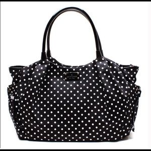 Kate Spade Stevie Polka Dot Nylon Diaper Bag